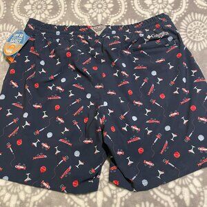 NWT Men’s Columbia PFG swim trunks‎ / water shorts 6” ins. Size L